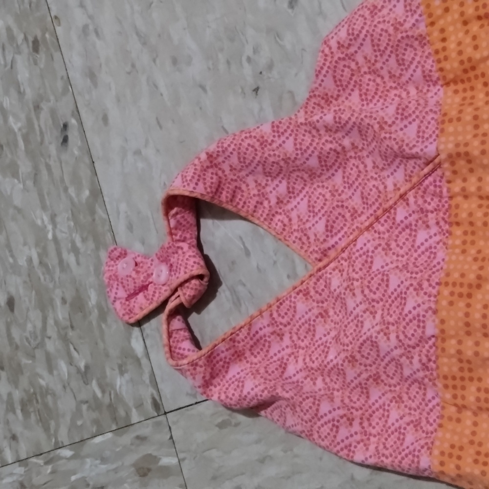 Youngland Girl size 5 Paisley polka dot Floral Stretch A Line Sleeveless Dress - Picture 10 of 13